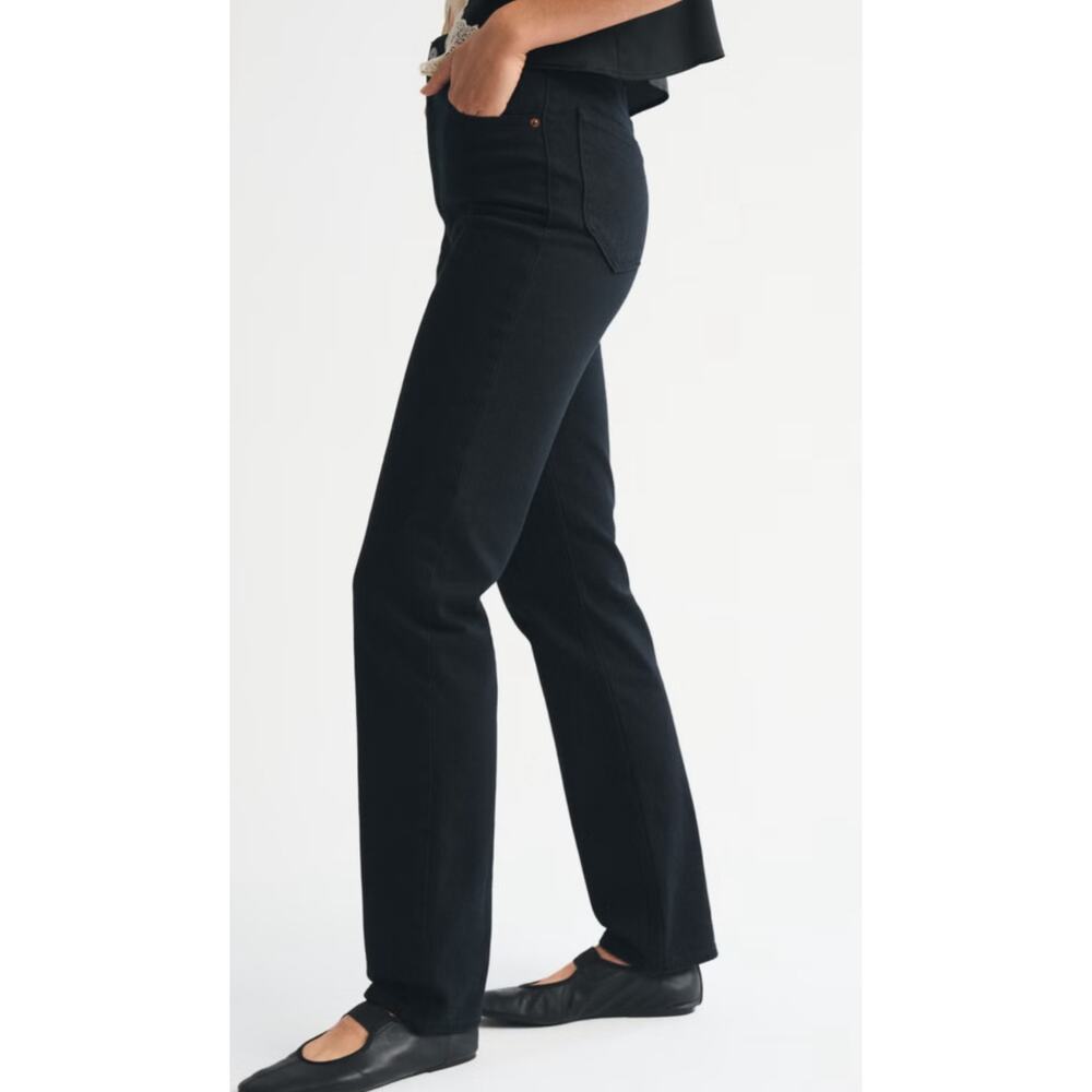Abercrombie & Fitch Black Straight Leg Jeans - Picture 2 of 7